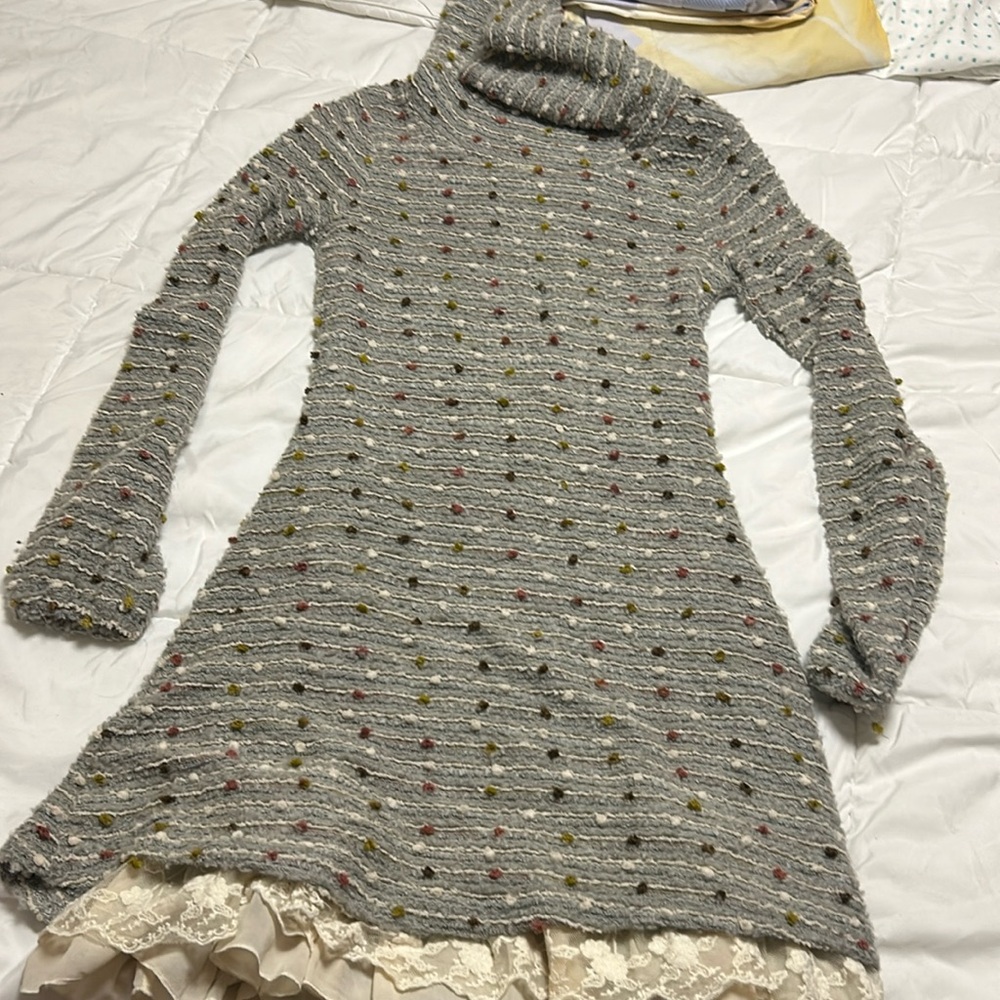Cute turtleneck S state Pom Pom dress altar’d state